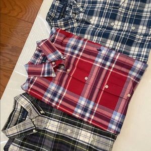 Lot Of 3 Ralph Lauren Short Sleeve Shirt Large